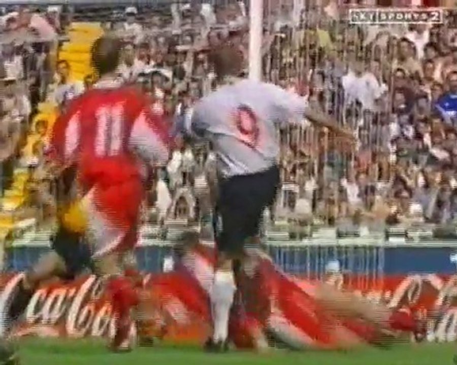 Shearer hat-trick vs Luxembourg (Sep 99)