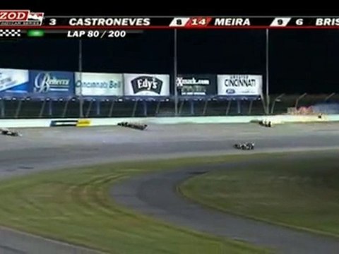 Indycar Kenucky 2010 Big crash