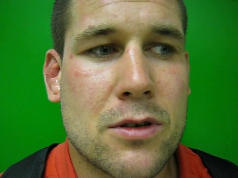 Rugby - Lukas Rapant réagit après Saint-Etienne - US Oyonnax