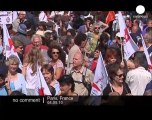 Protests against Sarkozy's expulsion of... - no comment