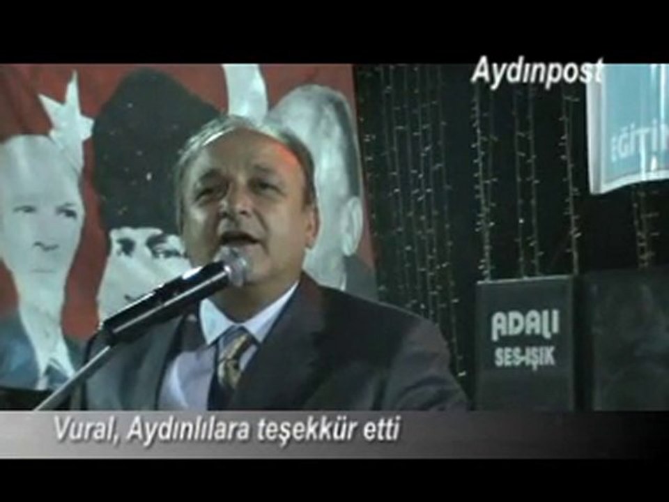 Oktay Vural Aydın'daydı
