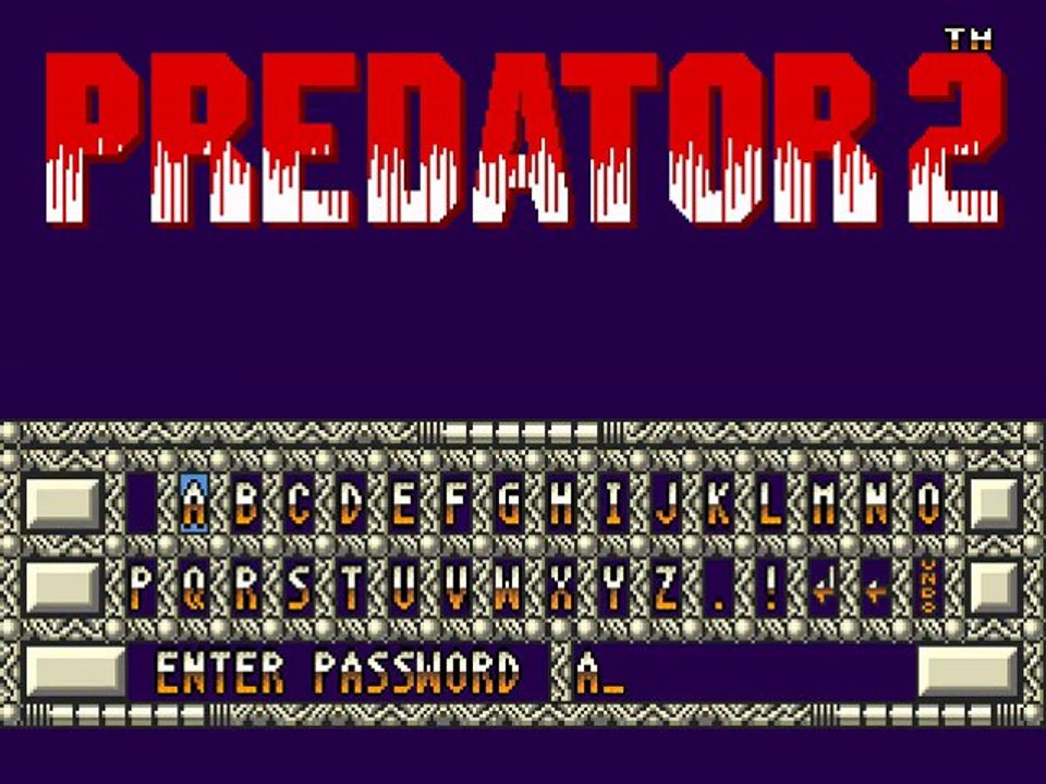video test sur predator 2 mega drive