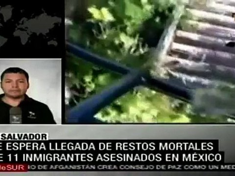 Llegan a El Salvador cuerpos de once salvadoreños asesinado