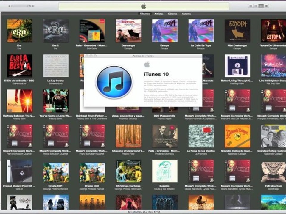 Introducción a iTunes 10