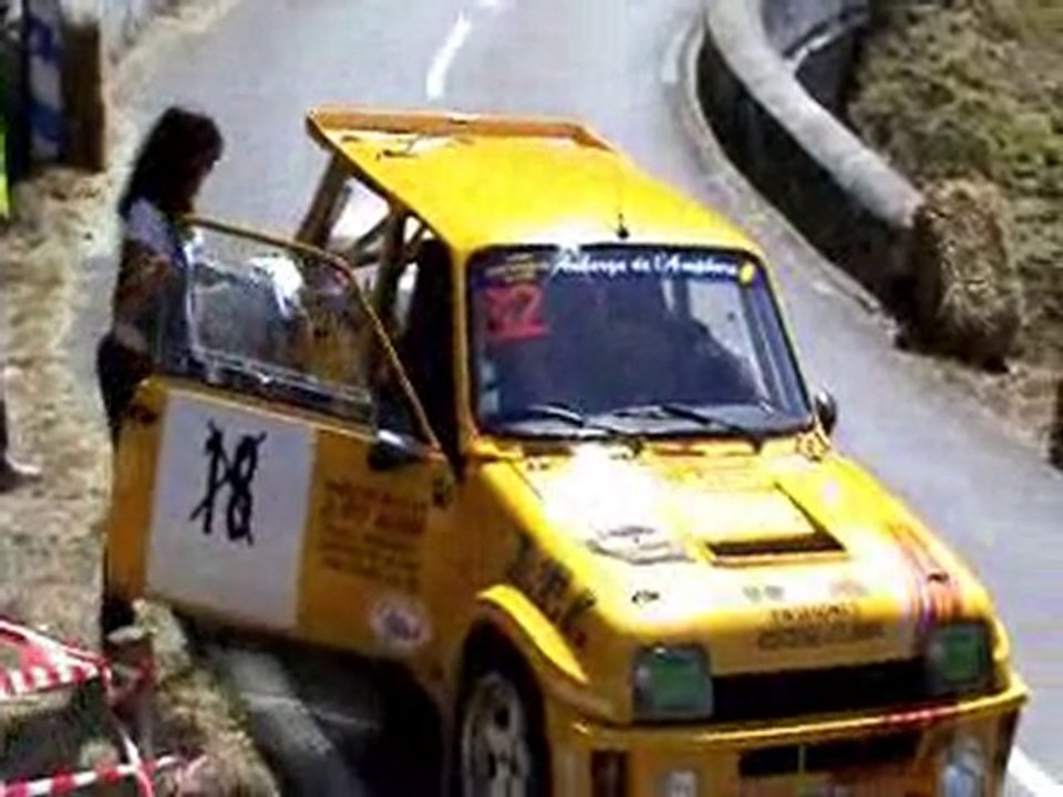 Montée historique du barage voiture 1970 1980 RIVE DE GIER