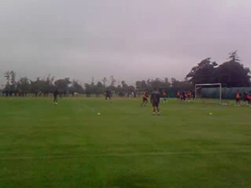 Entrainement des Girondins de Bordeaux.