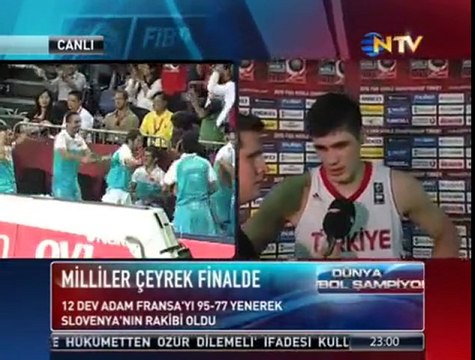 aymoli.com TÜRKIYE 95-77 Fransa Maç Sonu Röport