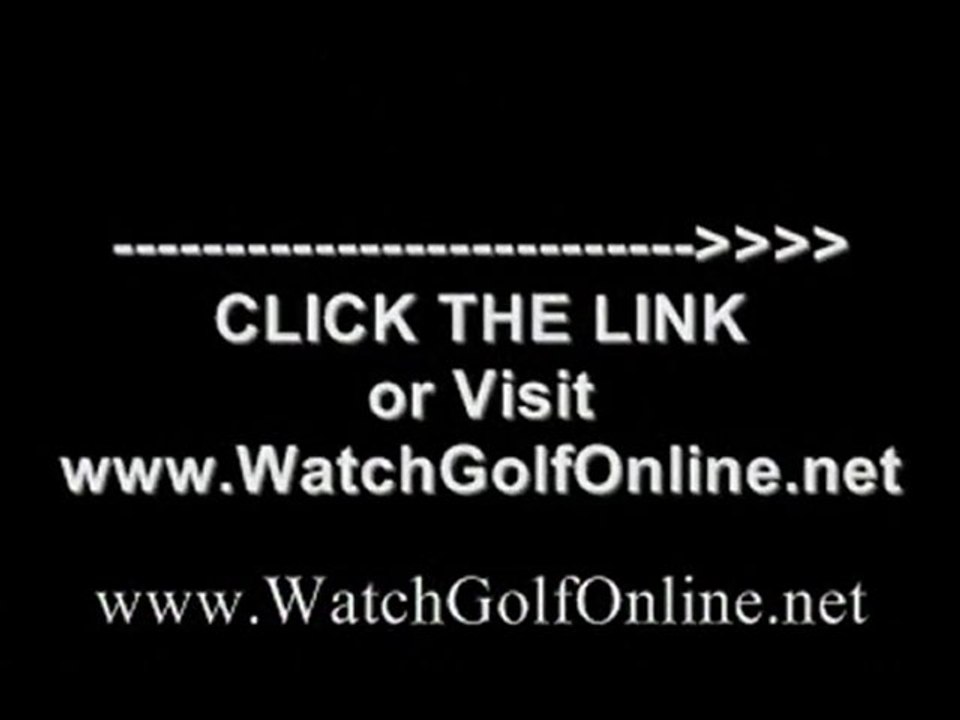 watch The BMW Championship 2010 golf live streaming