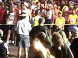 A look at the starting line of the Kauai Marathon