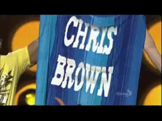 Chris Brown winning at Teen Choice Awards