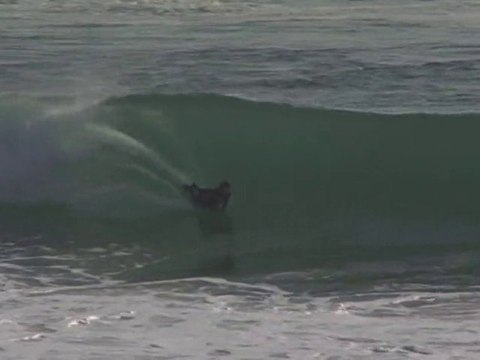 Big waves bodyboarding Quiberon