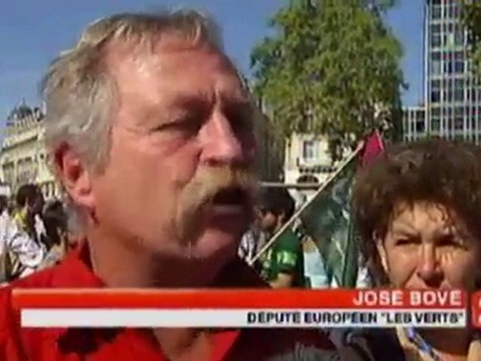 France 2 - Manif contre la politique sécuritaire