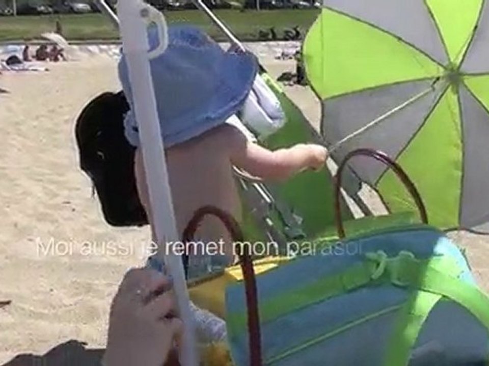 Vacances 2010 Tyméo à la plage