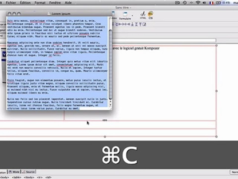 Tutoriel Kompozer