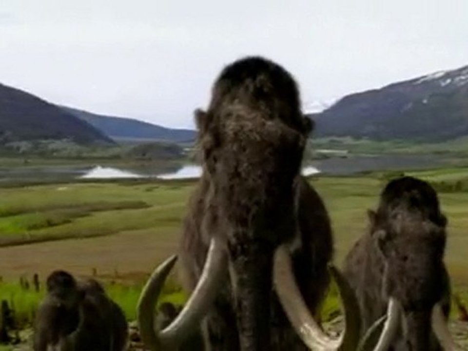 Marche avec les animaux - Mammouth et les hommes p2