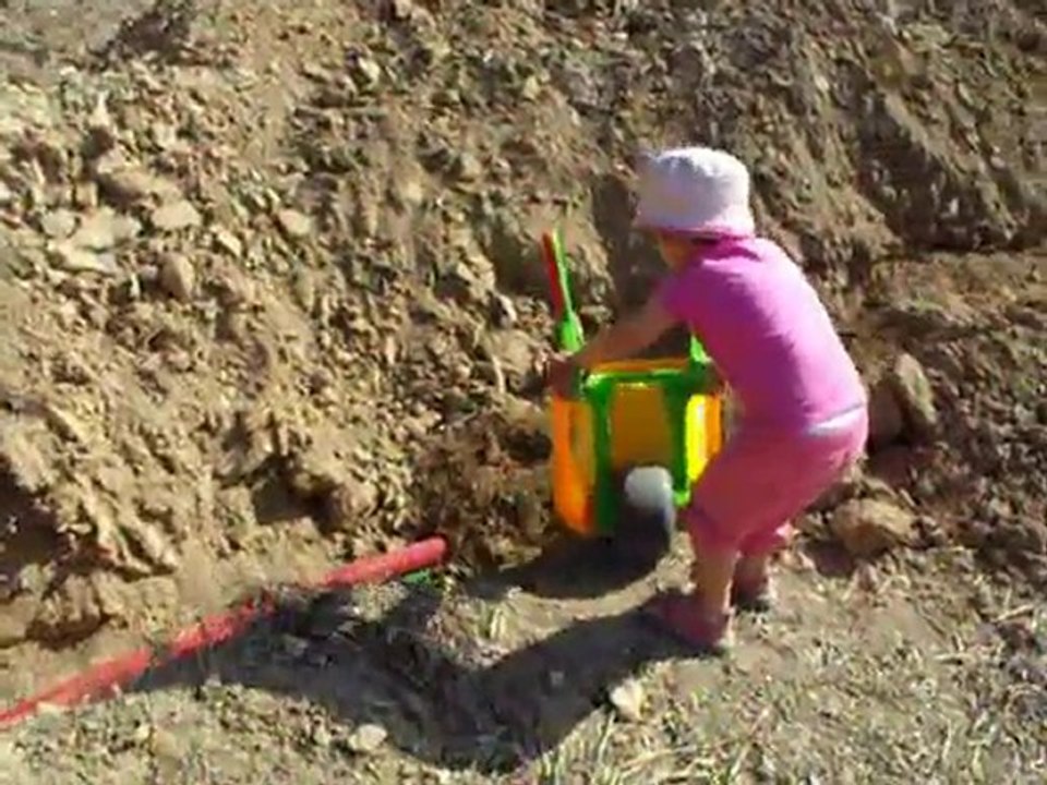 travail à la brouette