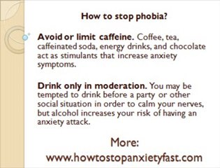 How to stop phobia