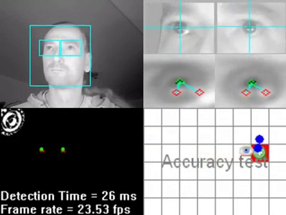 LifeCam VX-1000 Eyetracking