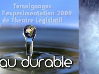 Eau et développement durable des témoignages