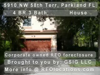 Video Walkthrough of 5910 NW 58th Terr, Parkland FL for ...