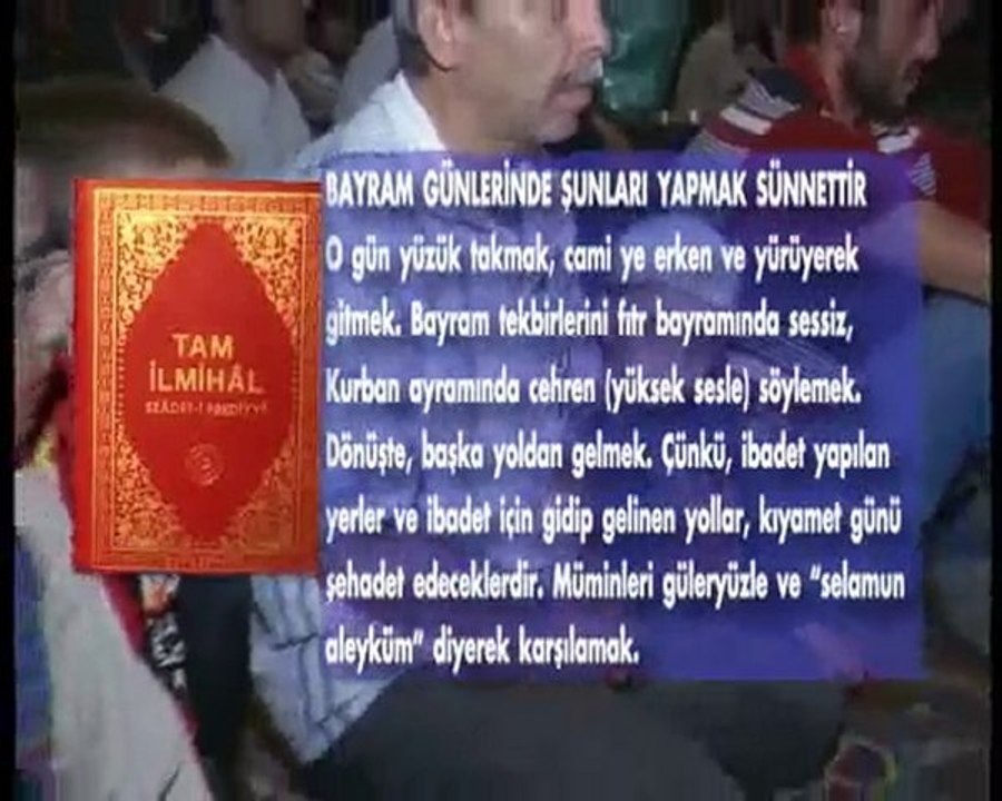 Bayramda yapılması sünnet olanlar