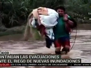 Continúan las evacuaciones ante el riesgo de nuevas inundac