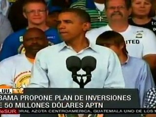 Obama propone plan de inversiones de 50mdd