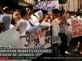 Aumentan manifestaciones en Europa a favor de gitanos indocu