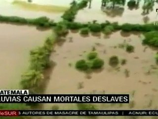 Guatemala en alerta naranja por lluvias