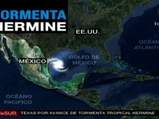 Tormenta ''Hermine'' llega al noreste de México