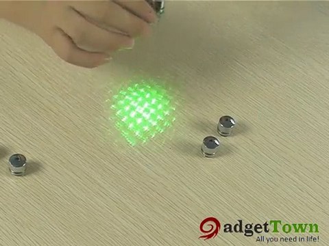 E00223-100mW 532nm 5 in 1 Mid-open Green Laser Pointer Pen