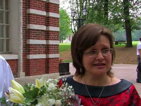 Поздравление около Царицынского ЗАГС