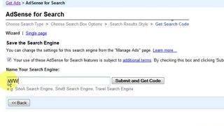 Google Adsense Search bar to your website- Adsense tutorial