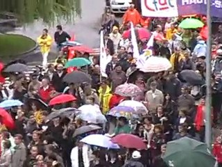 RETRAITES : 3500 MANIFESTANTS A VESOUL
