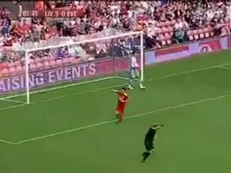 Liverpool Jamie Carragher, Penalty scored own goal ! penaltı