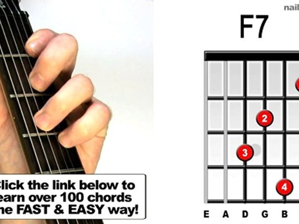 F7 - Guitar Chord Tutorial