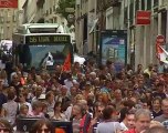 Manifestation contre la réforme des retraites à Nantes