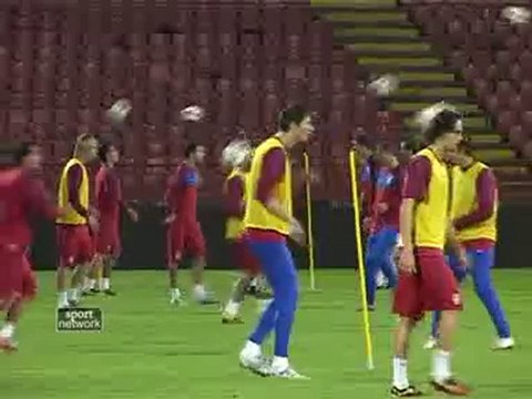 EURO 2012, Trening selekcije Srbije