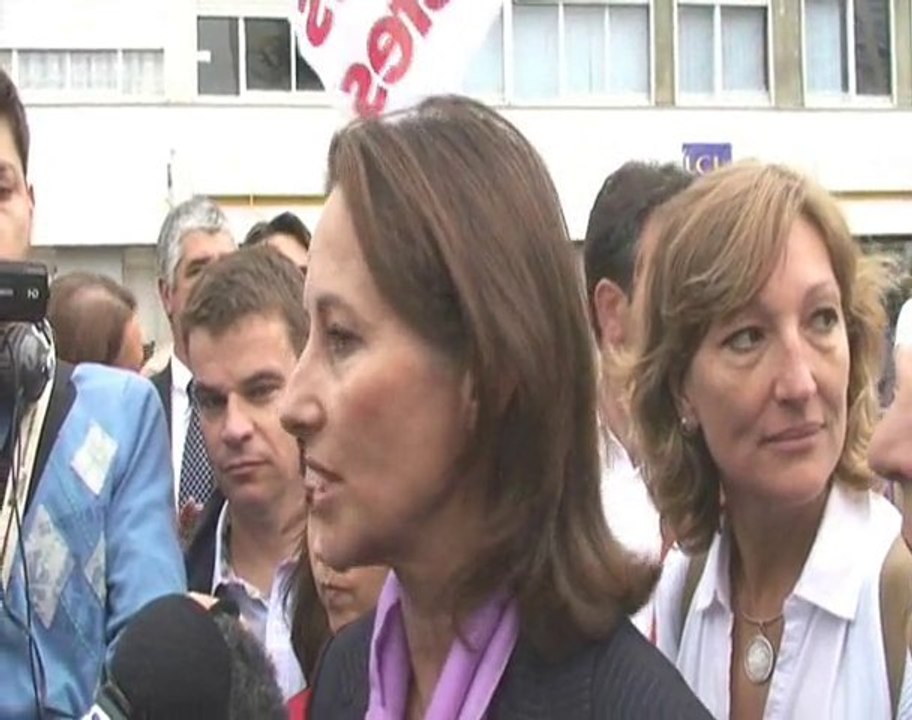 Ségolène Royal, Poitiers 07sept2010, réforme des retraites.