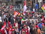 Manifestation pour les retraites à Strasbourg