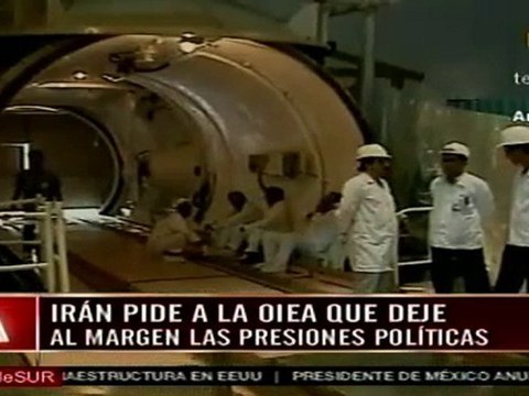 Irán pide a OIEA deje al margen presiones políticas