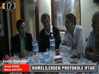 RUMELİLERDEN PROTOKOLE İFTAR