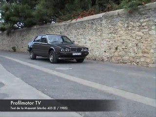 Test de la Maserati Biturbo 425 (1985) par Profimotor Tv