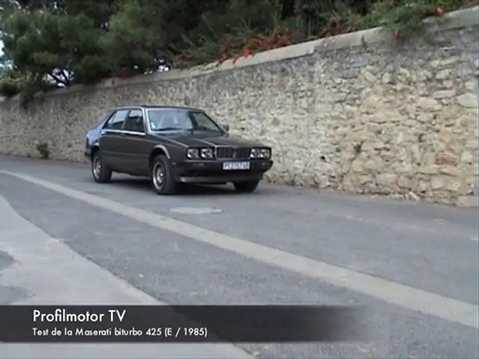 Test de la Maserati Biturbo 425 (1985) par Profimotor Tv