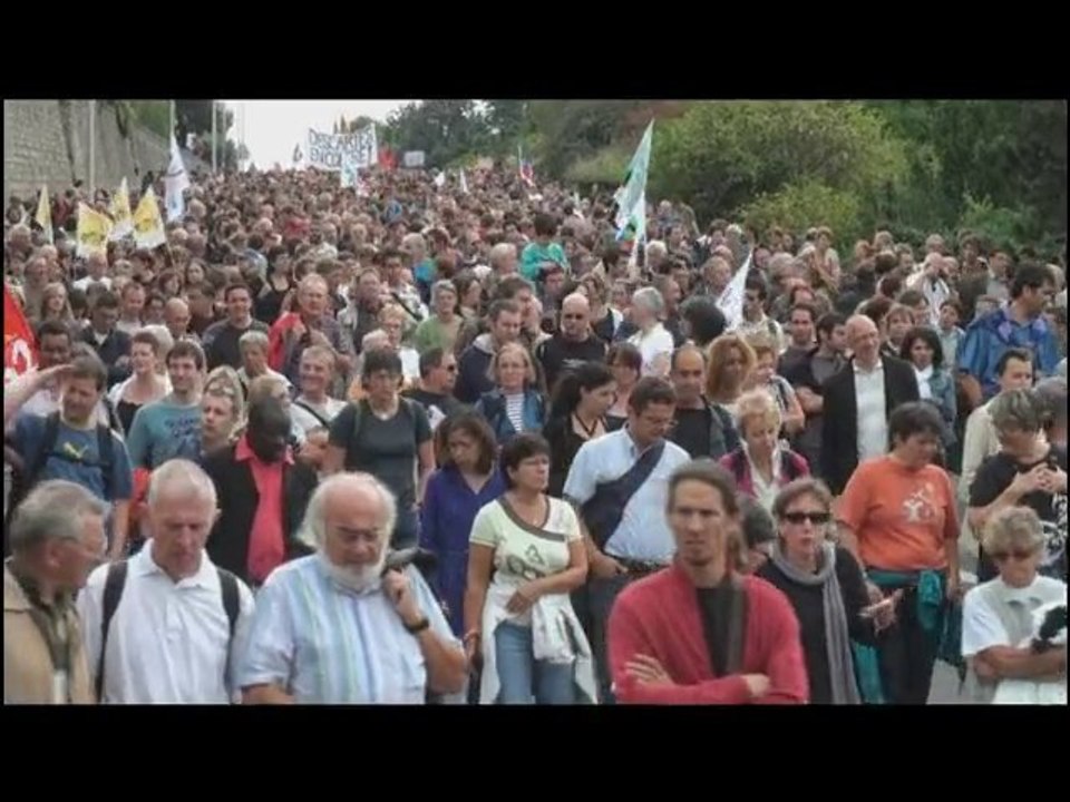 Poitiers - 07/09/2010 - Manif contre réforme retraites