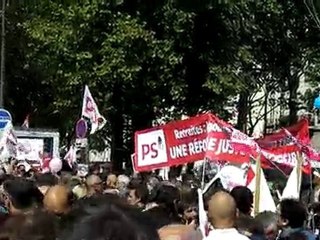 manifestation à Paris contre le projet retraite