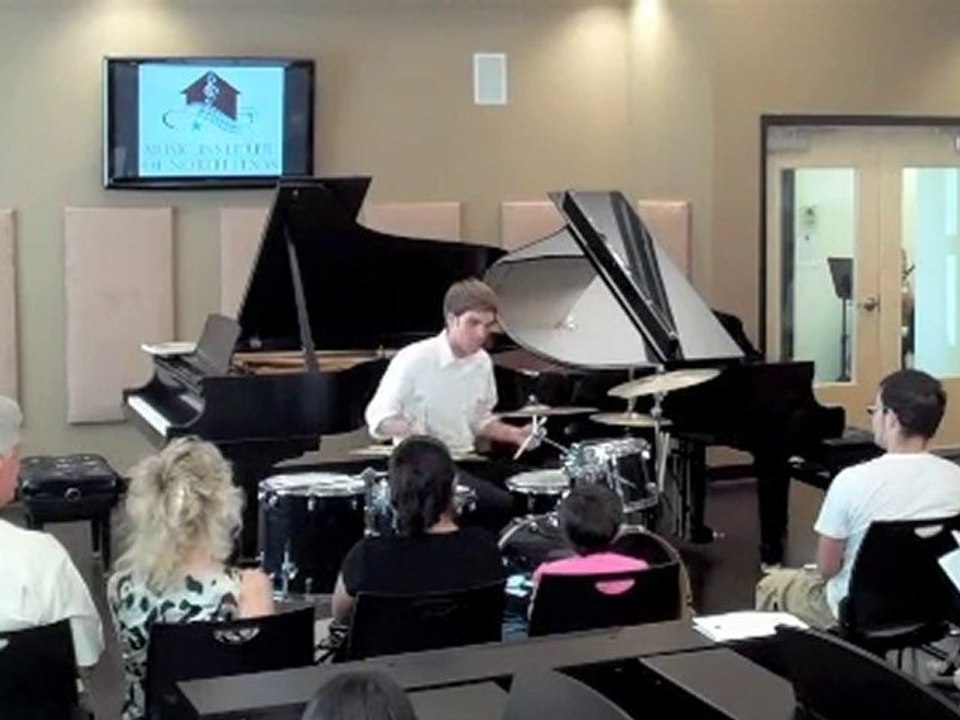 Adam Lanser plays "Chopin Takes A Walk" on Drumset