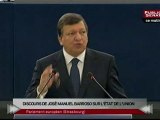 EVENEMENT,Discours de José Manuel Barroso sur l'état de l'Union