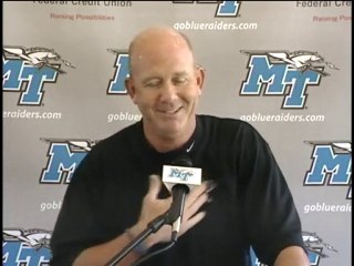 MTSU Football Press Conference Sept 7, 2010
