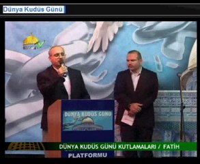 Dünya Kudus Günü : M.Ali Gönül Hoca'nın konuşması